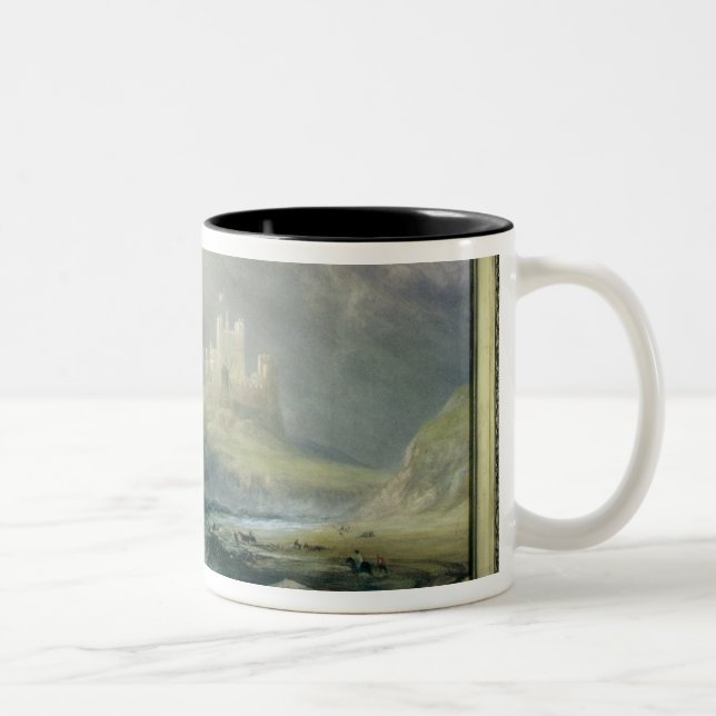 Bamburgh Castle, Northumberland Two-Tone Coffee Mug (Right)