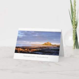Bamburgh Castle panorama, Northumberland Card