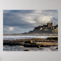 Bamburgh Castle Poster/Print