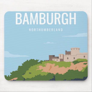 Bamburgh Northumberland Mouse Mat