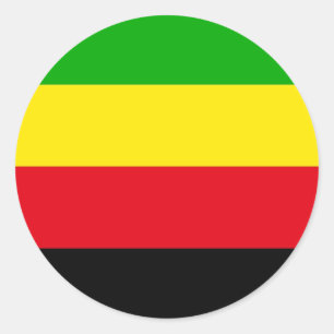 Bamileke tribe National Movement ethnic flag Classic Round Sticker