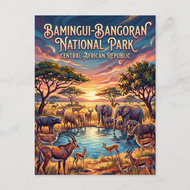 Bamingui-Bangoran National Park Postcard (Front)