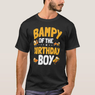 Bampy Of The Birthday Boy Construction Worker Bday T-Shirt