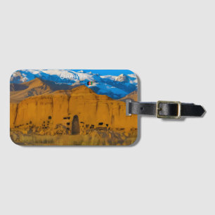 Bamyan, Afghanistan - Buddha Cliff Valley Luggage Tag