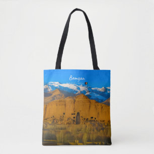 Bamyan, Afghanistan - Buddha Cliff Valley Tote Bag