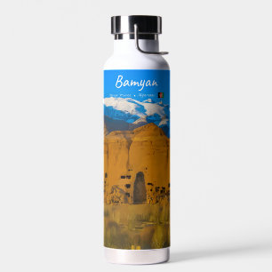 Bamyan, Afghanistan - Buddha Cliff Valley Water Bottle