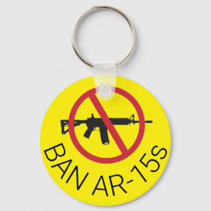 Ban AR-15s Customisable   Key Ring