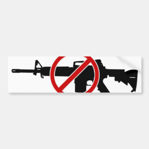 Ban Assault Rifles NOW! Bumper Sticker