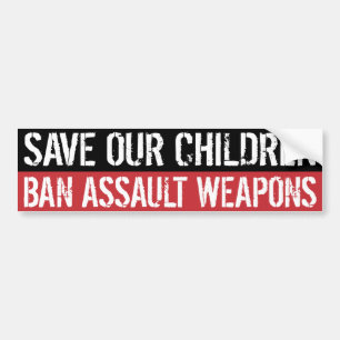 Ban Assault Weapons Bumper Sticker