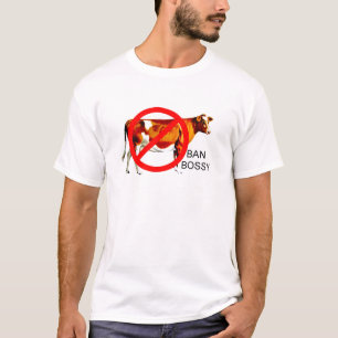 Ban Bossy Campaign Cow T-Shirt