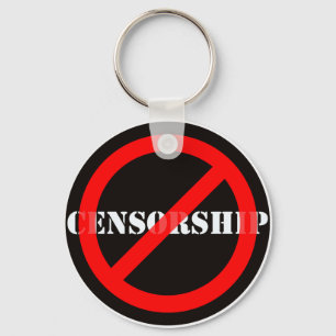 Ban Censorship Key Ring