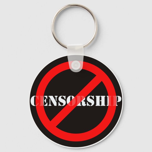 Ban Censorship Key Ring (Front)