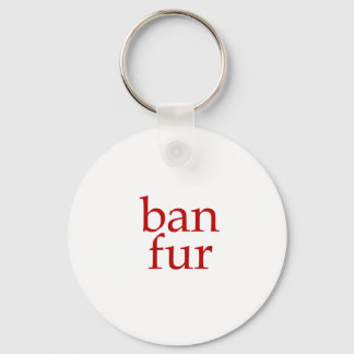 Ban Fur Key Ring