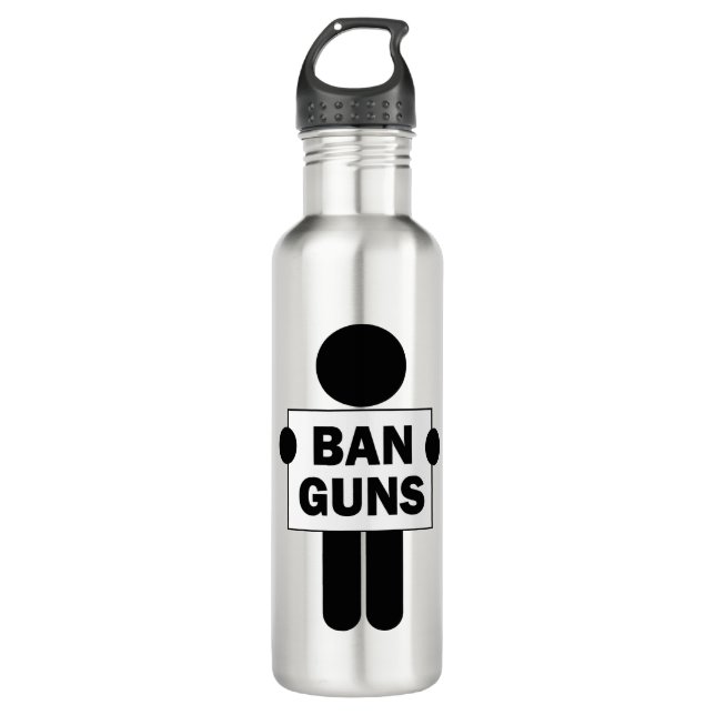 Ban Guns 710 Ml Water Bottle (Front)
