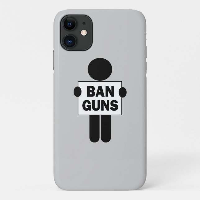 Ban Guns Case-Mate iPhone Case (Back)