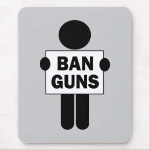 Ban Guns Mouse Mat