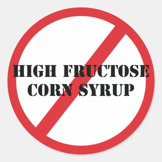 Ban High Fructose Corn Syrup Sticker (Front)