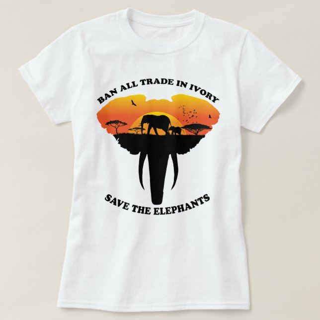 Ban Ivory T-Shirt (Design Front)