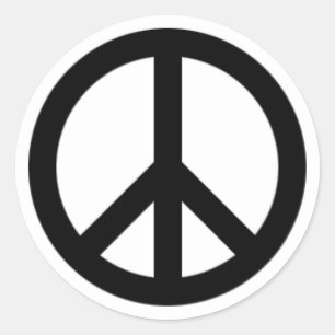 Ban the Bomb Classic Round Sticker