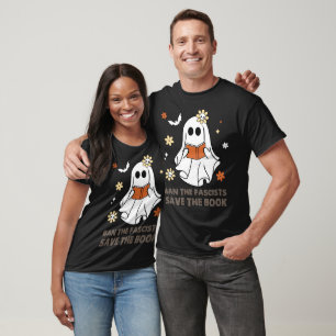 Ban The Fascists Save The Book Boo Halloween T-Shirt