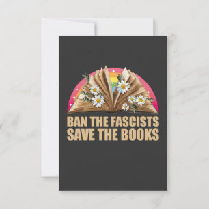 ban the fascists save the books invitation