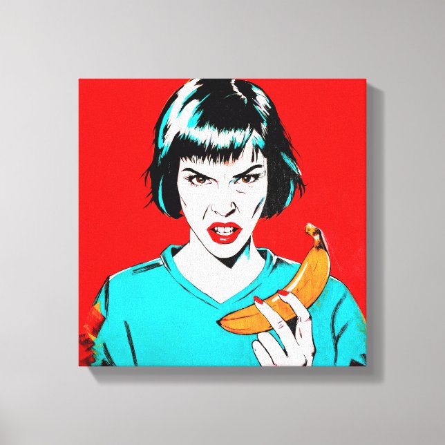 banana'24 canvas print (Front)
