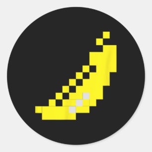 Banana 80s Video Game Halloween Group Costume Classic Round Sticker