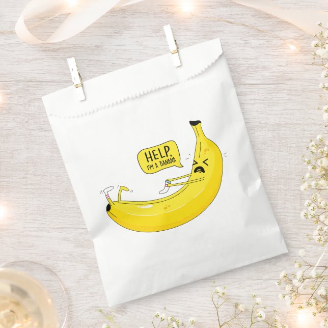 Banana and sock favour bags (Clipped)