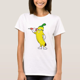 Banana at Darts with Dart T-Shirt
