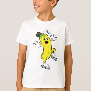 Banana at Ice skating with Ice skates.PNG T-Shirt