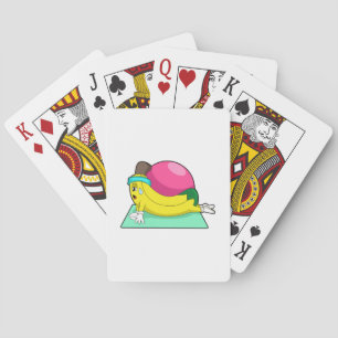 Banana at Yoga Fitness Playing Cards