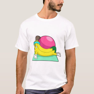 Banana at Yoga Fitness T-Shirt