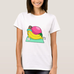 Banana at Yoga Fitness T-Shirt