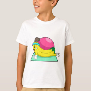 Banana at Yoga Fitness T-Shirt