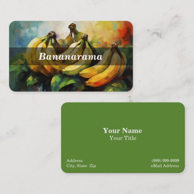 Banana / Bananas / Fruit Business Card (Front/Back)