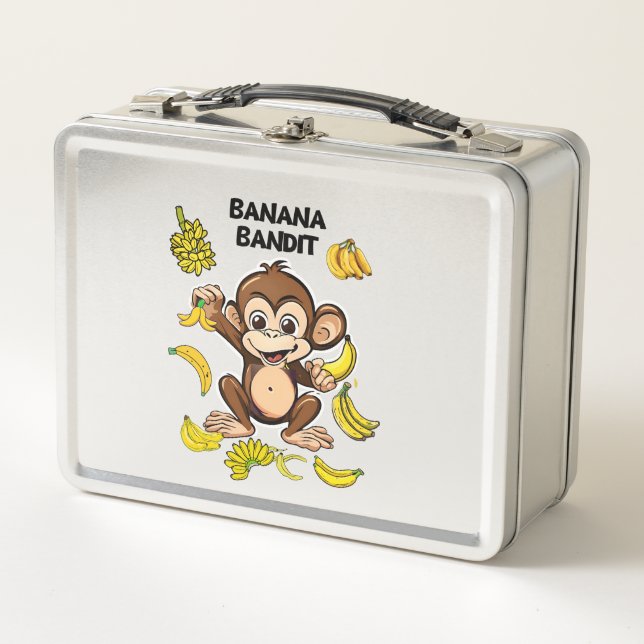 Banana Bandit Metal Lunch Box (Front)