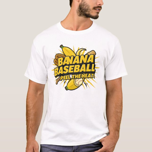 Banana Baseball: Peel The Heat! - Explosive Logo T T-Shirt (Front)