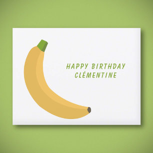 Banana Birthday Postcard
