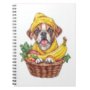 Banana Boxer � Funny Fruit Dog Notebook