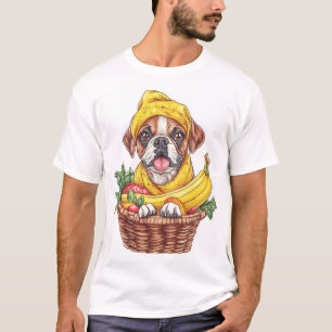 Banana Boxer � Funny Fruit Dog T-Shirt