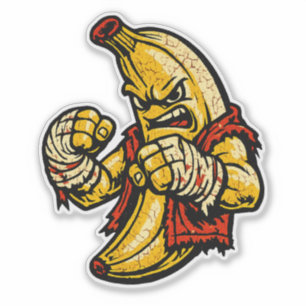 Banana Brawler — Vintage Retro Street Fighter 