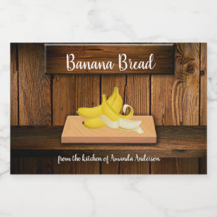 Banana  Bread Product Label 3"x2"