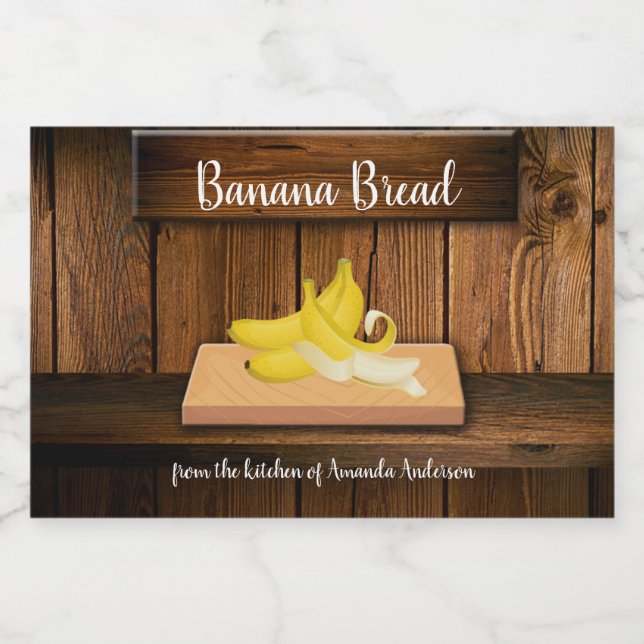 Banana  Bread Product Label 3"x2" (Single Label)