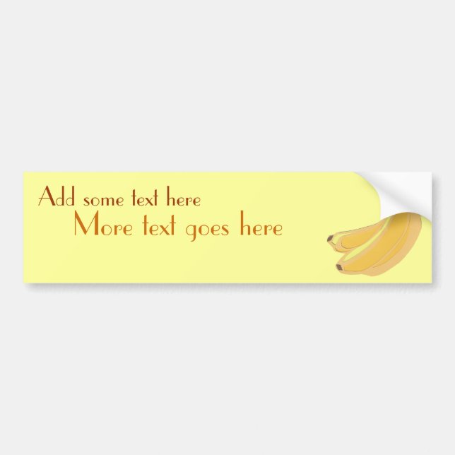 Banana Bumper Sticker (Front)