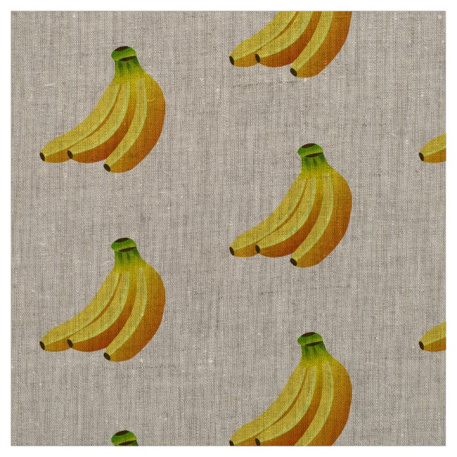 BANANA BUNCH: CLASSIC PATTERN DESIGN FABRIC (Swatch)