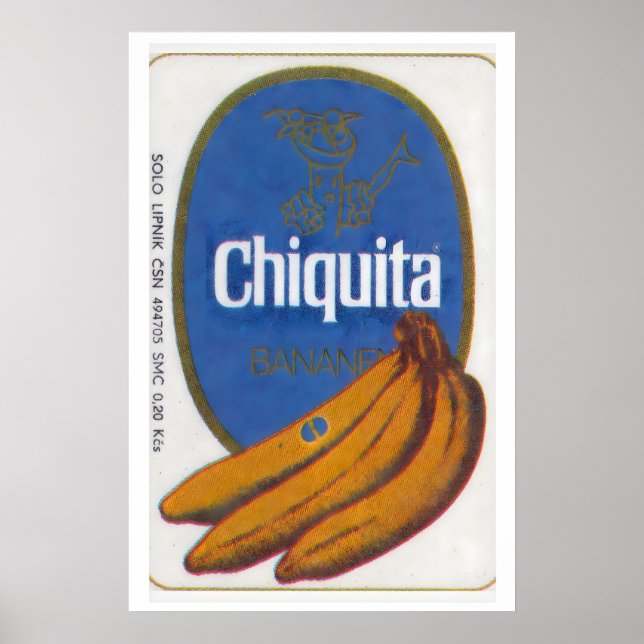 Banana Bunch - Matchbox Print - Aesthetic Wall Art (Front)
