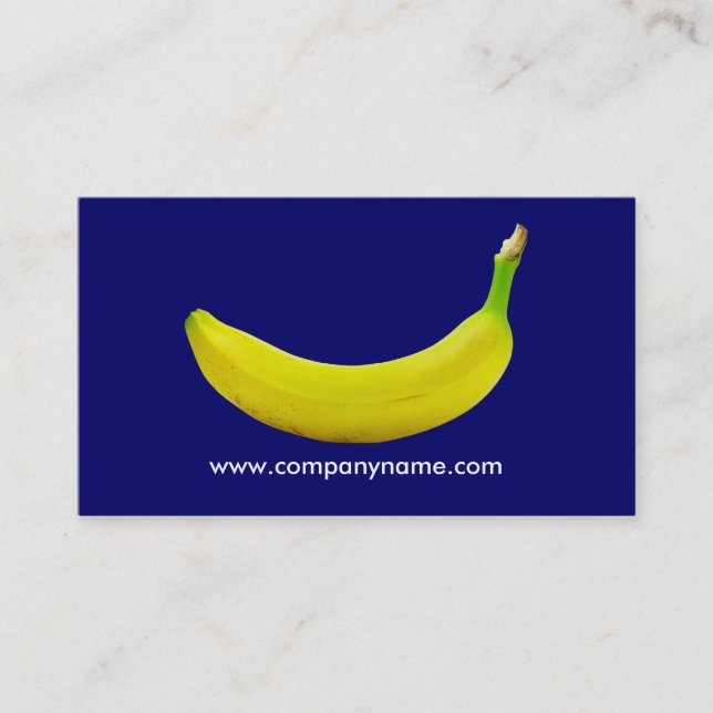 Banana Business Card Template (Front)