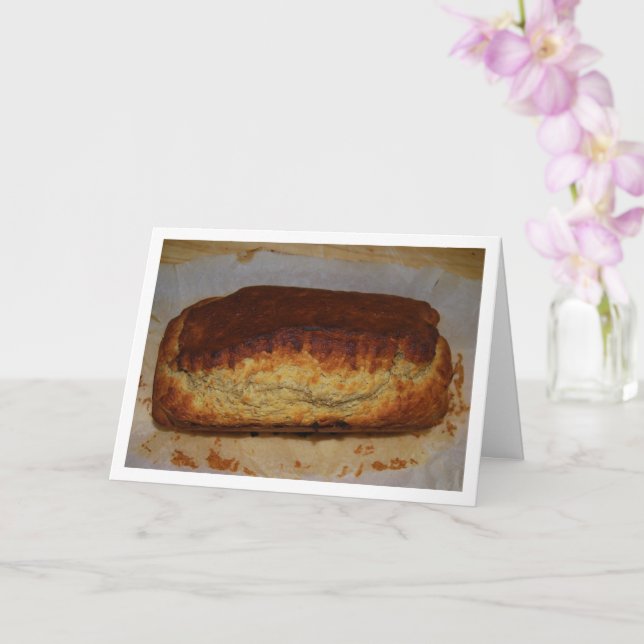 Banana Cake Loaf Card (Orchid)