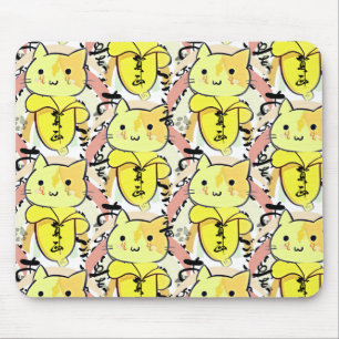 Banana Cat Sad Funny Mouse Mat