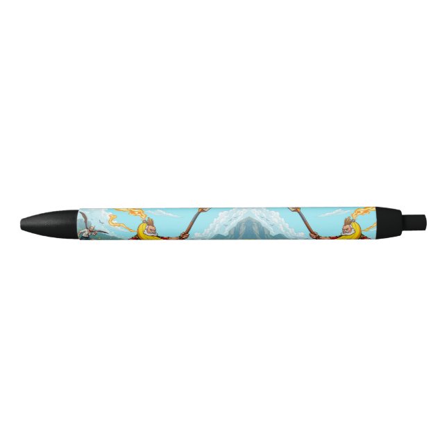 Banana catcher  black ink pen (Front)